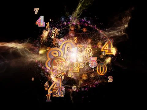 Propagation of Numbers 스톡 일러스트