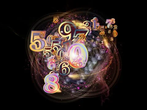Propagation of Numbers 스톡 일러스트