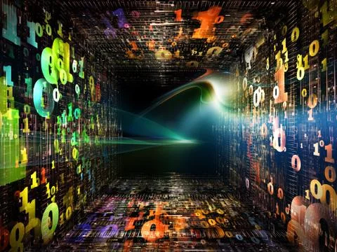 Propagation of Numbers 스톡 일러스트