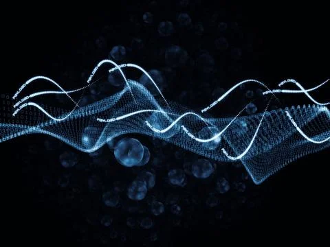 Propagation of Sine Waves 스톡 일러스트