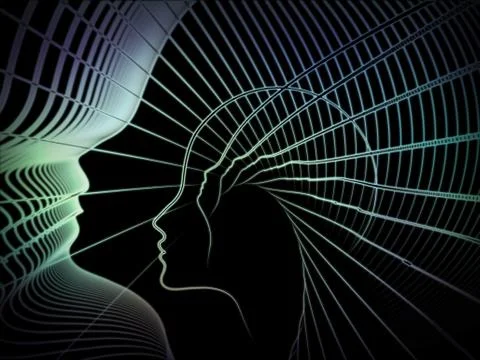 Propagation of Soul Geometry Stock Illustration