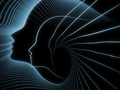 Propagation of Soul Geometry Stock Illustration