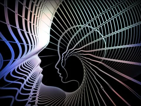Propagation of Soul Geometry Stock Illustration