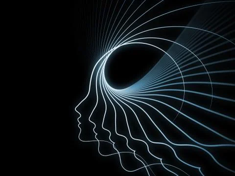 Propagation of Soul Geometry Stock Illustration