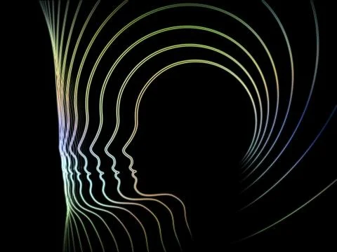 Propagation of Soul Geometry Stock Illustration