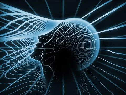 Propagation of Soul Geometry Stock Illustration