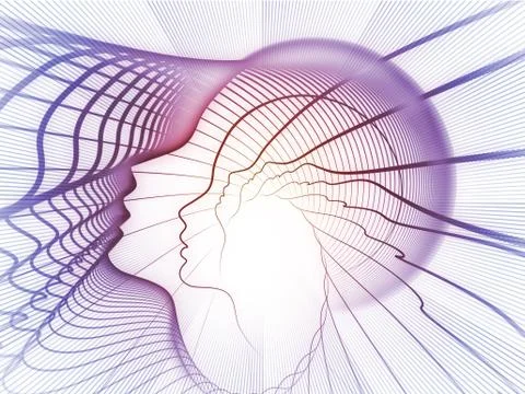 Propagation of Soul Geometry Stock Illustration