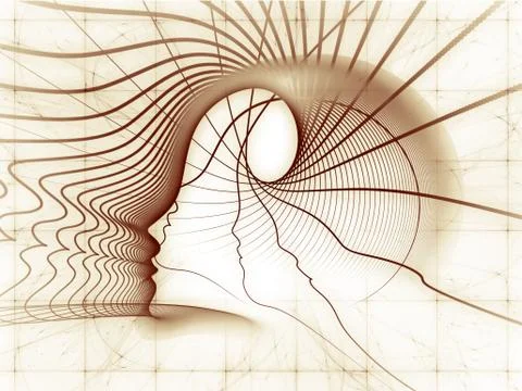 Propagation of Soul Geometry Stock Illustration