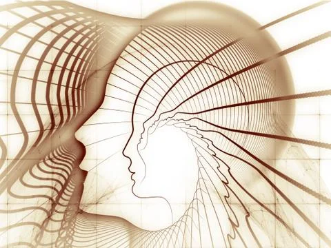 Propagation of Soul Geometry Stock Illustration