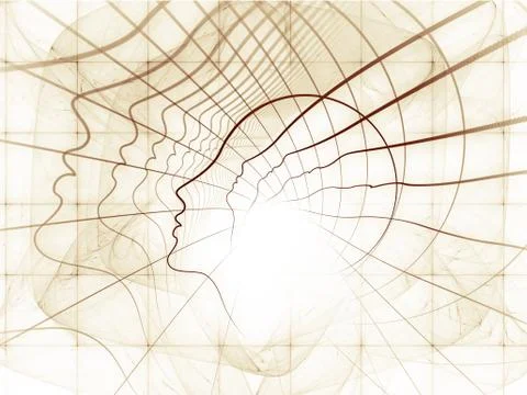 Propagation of Soul Geometry Stock Illustration