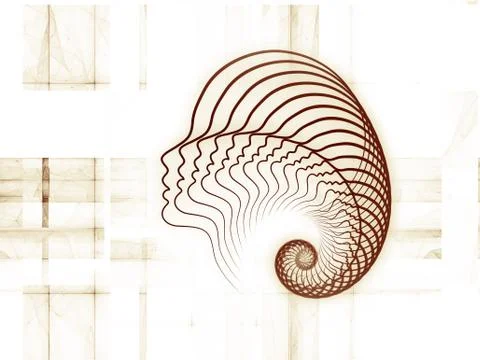 Propagation of Soul Geometry Stock Illustration