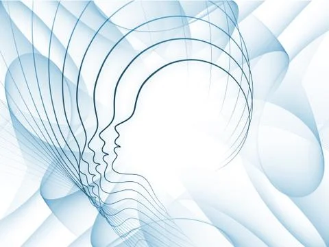 Propagation of Soul Geometry Stock Illustration