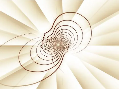 Propagation of Soul Geometry Stock Illustration