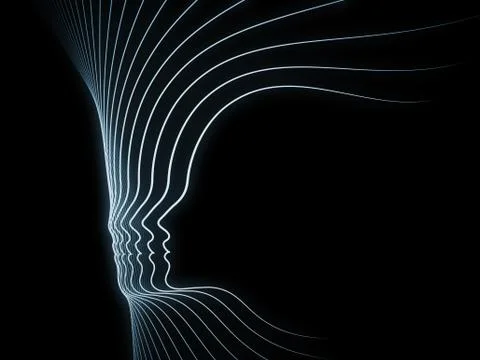 Propagation of Soul Geometry Stock Illustration