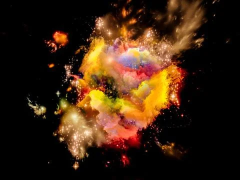 Propagation of Space Stock Illustration