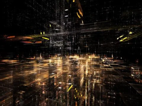 Propagation of Technology Stock Illustration