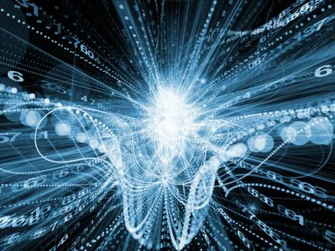 Propagation of Wave Particle 스톡 일러스트