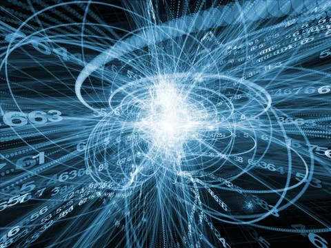 Propagation of Wave Particle Illustrazione stock