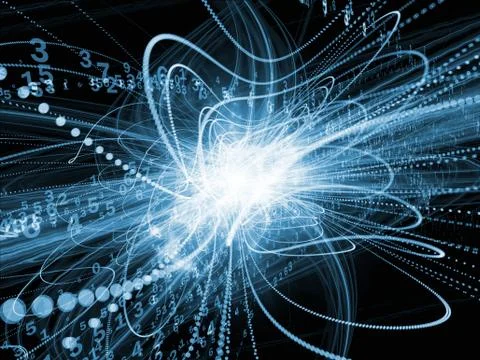 Propagation of Wave Particle Illustrazione stock