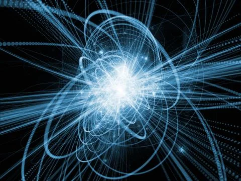 Propagation of Wave Particle Stock Illustration