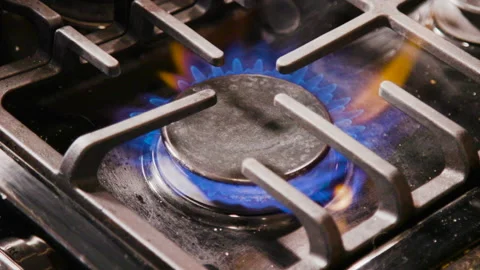 Propane das burner light Video stock 163352390