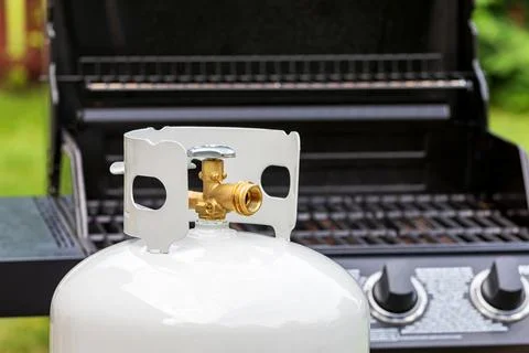 Propane grille Stock Photos