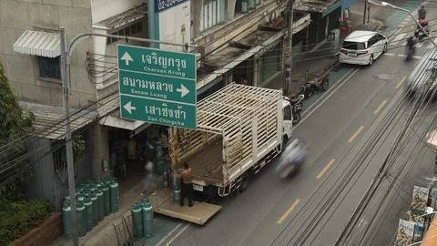 Propane Tanks Time-lapse Stock Footage 102125729