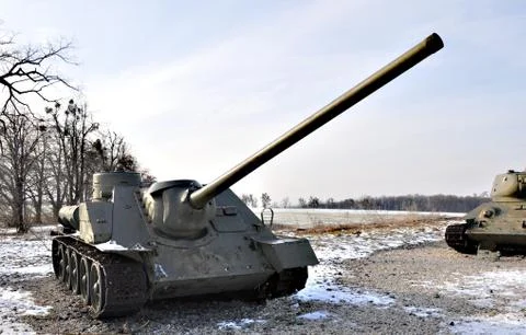 Propelled gun Foto stock