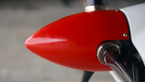 Propeller of Aircraft on the Ground Video stock 82745791