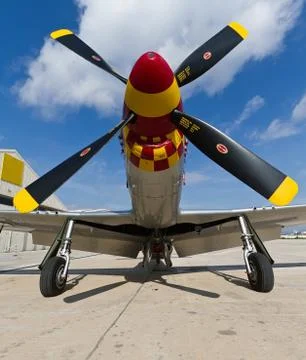 Propeller aircraft 库存照片