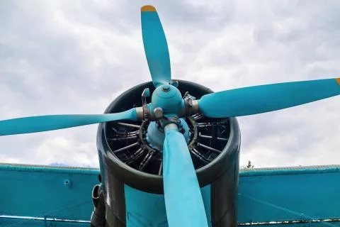 Propeller airplane Stock Photos