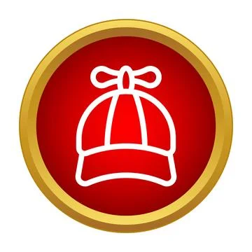 Propeller beanie hat icon symbolizing childhood fun Stock Illustration