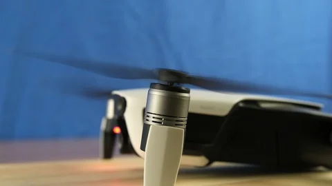 Propeller From Drone mavic air Stock Footage 92524704