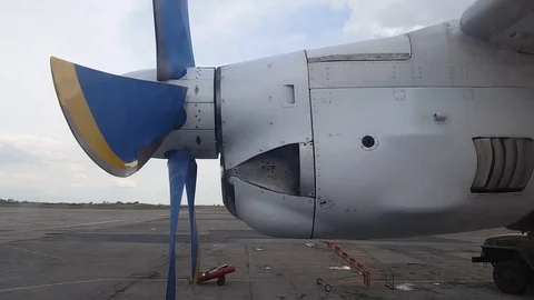 The propeller Video stock 108208473