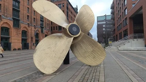 Propeller Hamburgo Stock Footage 94116375