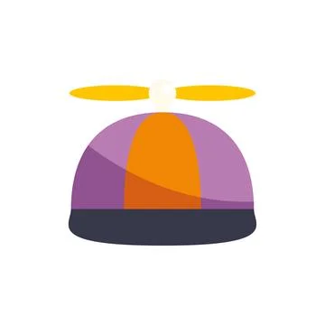 Propeller hat children's accessory for fun and play Stock Illustration