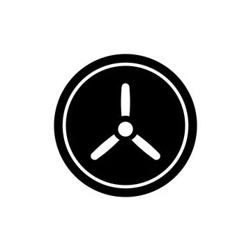 Propeller icon vector Stock Illustration