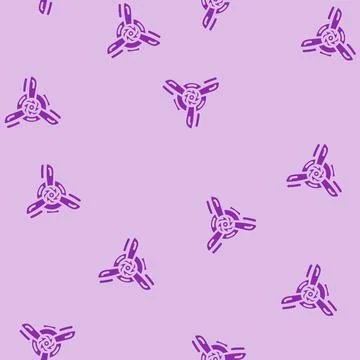 Propeller maintenance aircraft glyph vector seamless pattern 스톡 일러스트