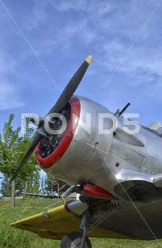 Propeller of a North American T-6 Texan Stock Photos