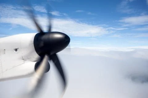 An propeller from an plaina Foto stock