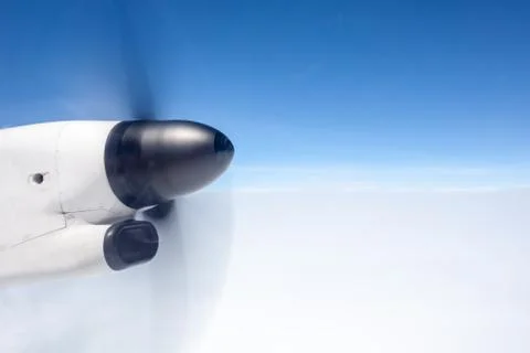 An propeller from an plaina Stock Photos