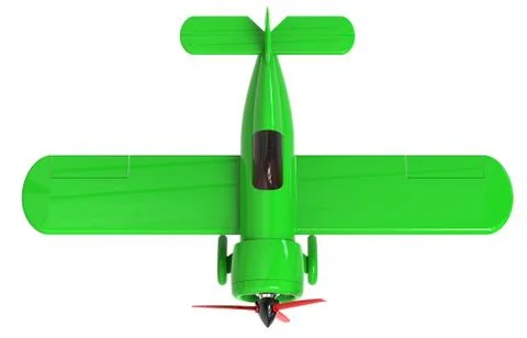 Propeller plane isolated on white. 3D render Stock Illustration