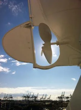 Propeller Silhouette Stock Photos