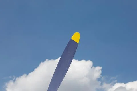 Propeller in the sky Stock Photos