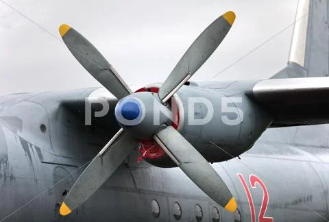 Propeller turboprop Stock Photos