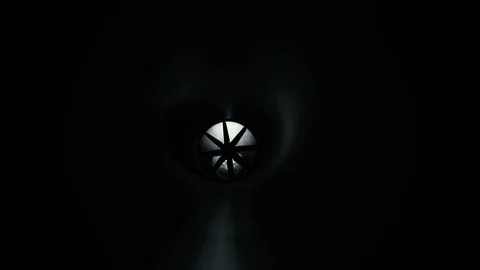 Propeller in wind tunnel Stock Footage 105329741