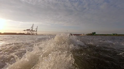 Propellor water close up  Stock Footage 92535431