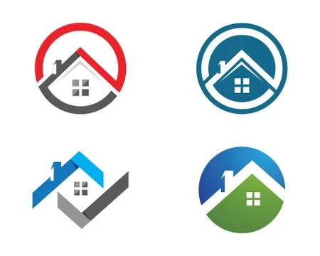 Property and Construction Logo design Stock Illustration