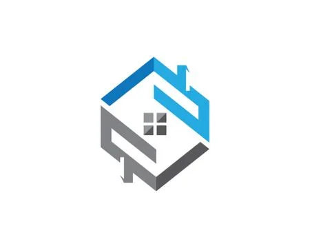 Property and Construction Logo design Stock Illustration