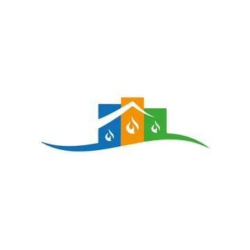 Property and Construction Logo design Stock Illustration